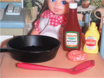 Rement Bagel Sandwich fits Fisher Price Loving Family Dollhouse Doll Play Food C