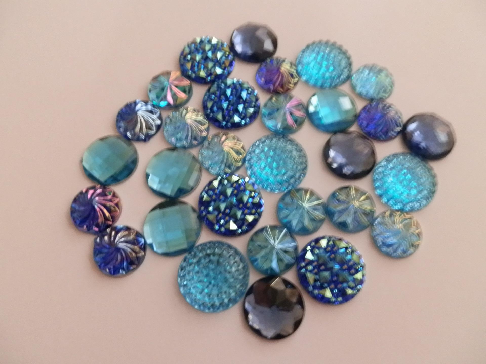 Rainbow Sparkling Gem Flatback Verzierungen zum Basteln - Bild 5 von 5