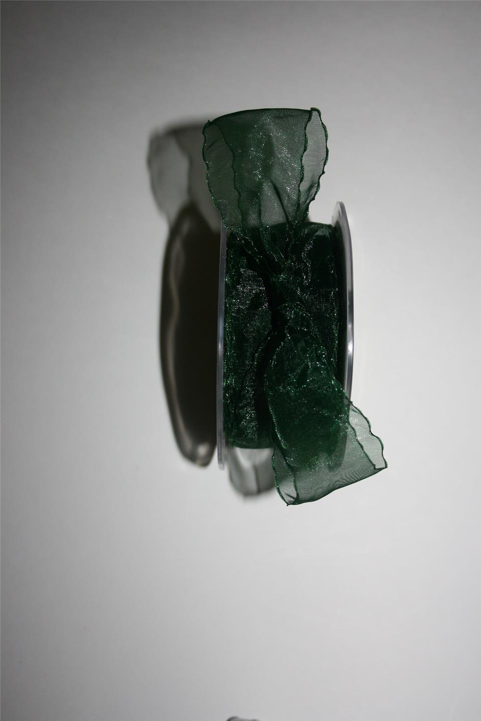 May Arts Beautiful Sheer Wrinkled Edge Ribbon-1 Metre - Picture 4 of 5