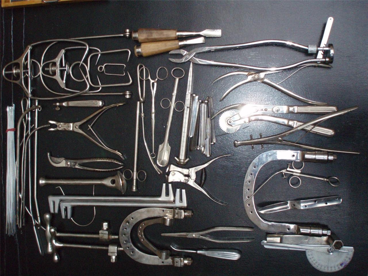 GERMAN WWI (1915) SURGICAL SET–JETTER & SCHEERER, TUTTLINGEN (AESCULAP ...