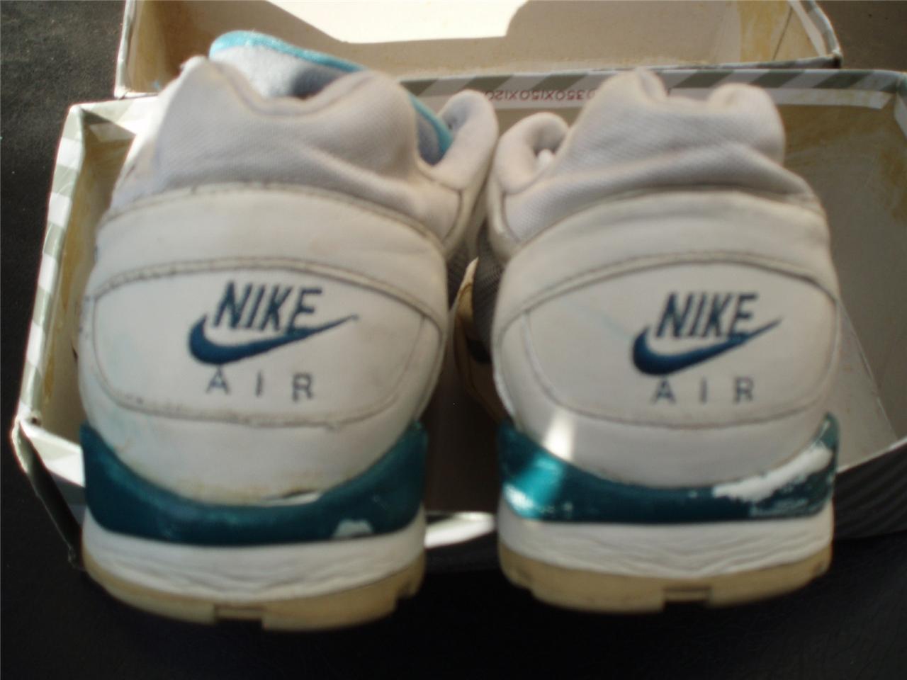 VINTAGE (1990) NIKE AIR TW LITE II WHITE/SPRUCE SIZE 9.5 CROSS TRAINER ...