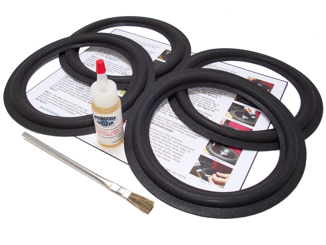 Yamaha 8" Speaker Foam Surround Repair Kit 4 Pack 4A8 eBay