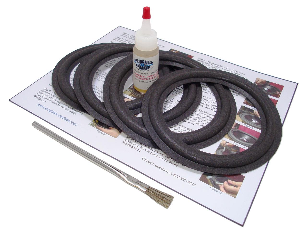 JBL 6.5" Speaker Foam Surround Repair Kit 4 Pack 4A6503 eBay