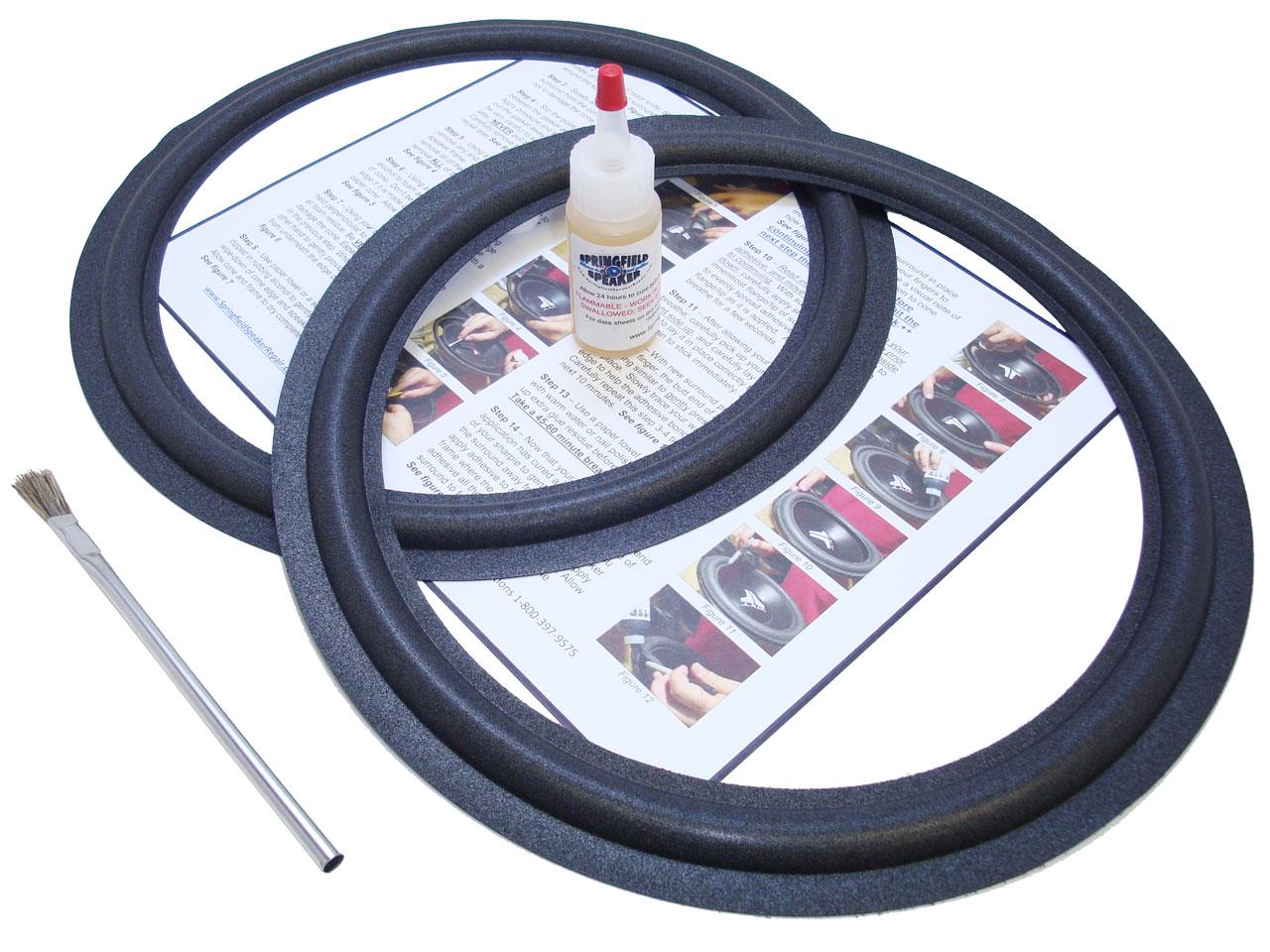 Pioneer 12" speaker foam surround repair Kit 2f1239 eBay