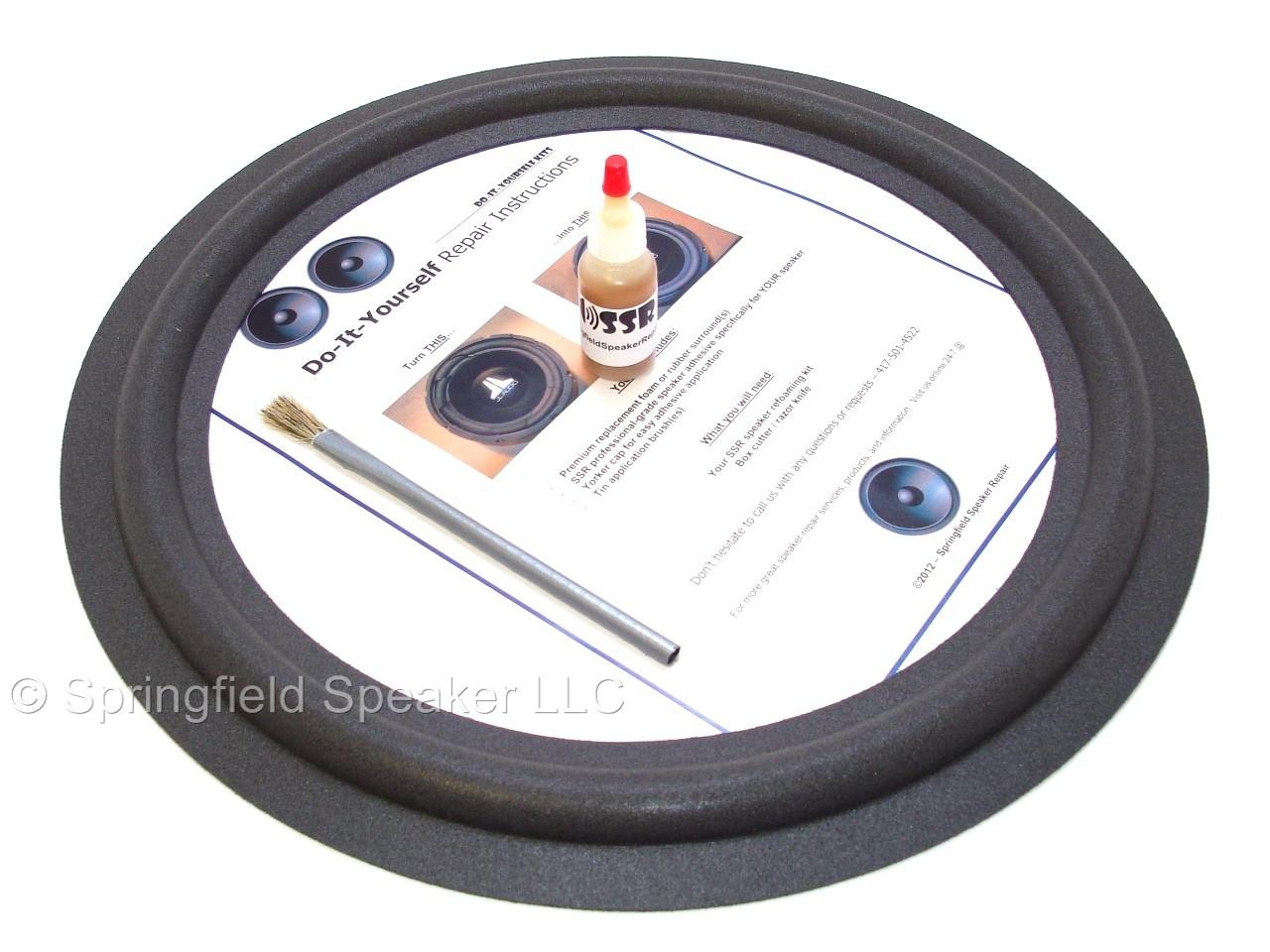 Realistic Mach II Speaker Foam Surround Repair Kit Mach 2, Mach Two