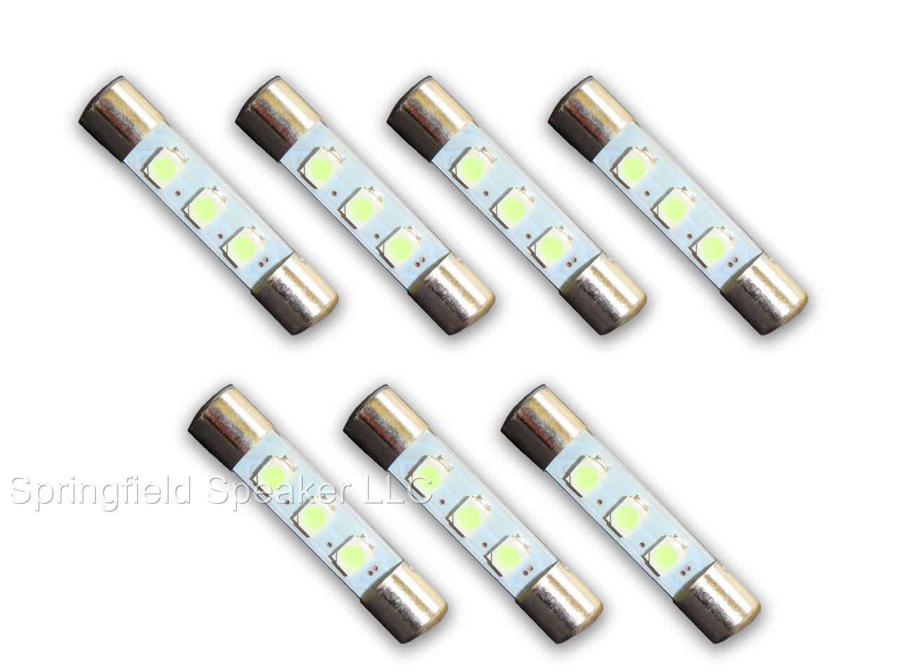 7 Warm White 8v Led Lamp Fuse Type Bulbs For Marantz 2230 2235 7 Warm White 8v Led Lamp Fuse Type Bulbs For Marantz
