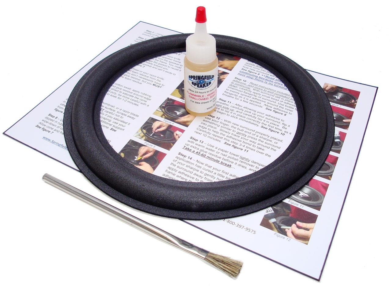 W6 W8 W1 W3v2 Foam Surround Kit 1JL10 Single JL Audio 10/" inch W0 W4 W3
