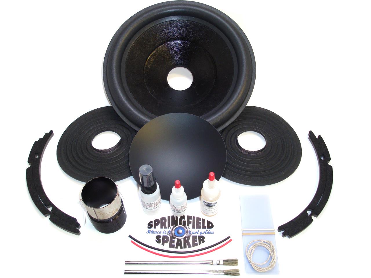 Complete Alpine SWR1242D Recone Kit Dual 4 Ohm Incl Adhesives