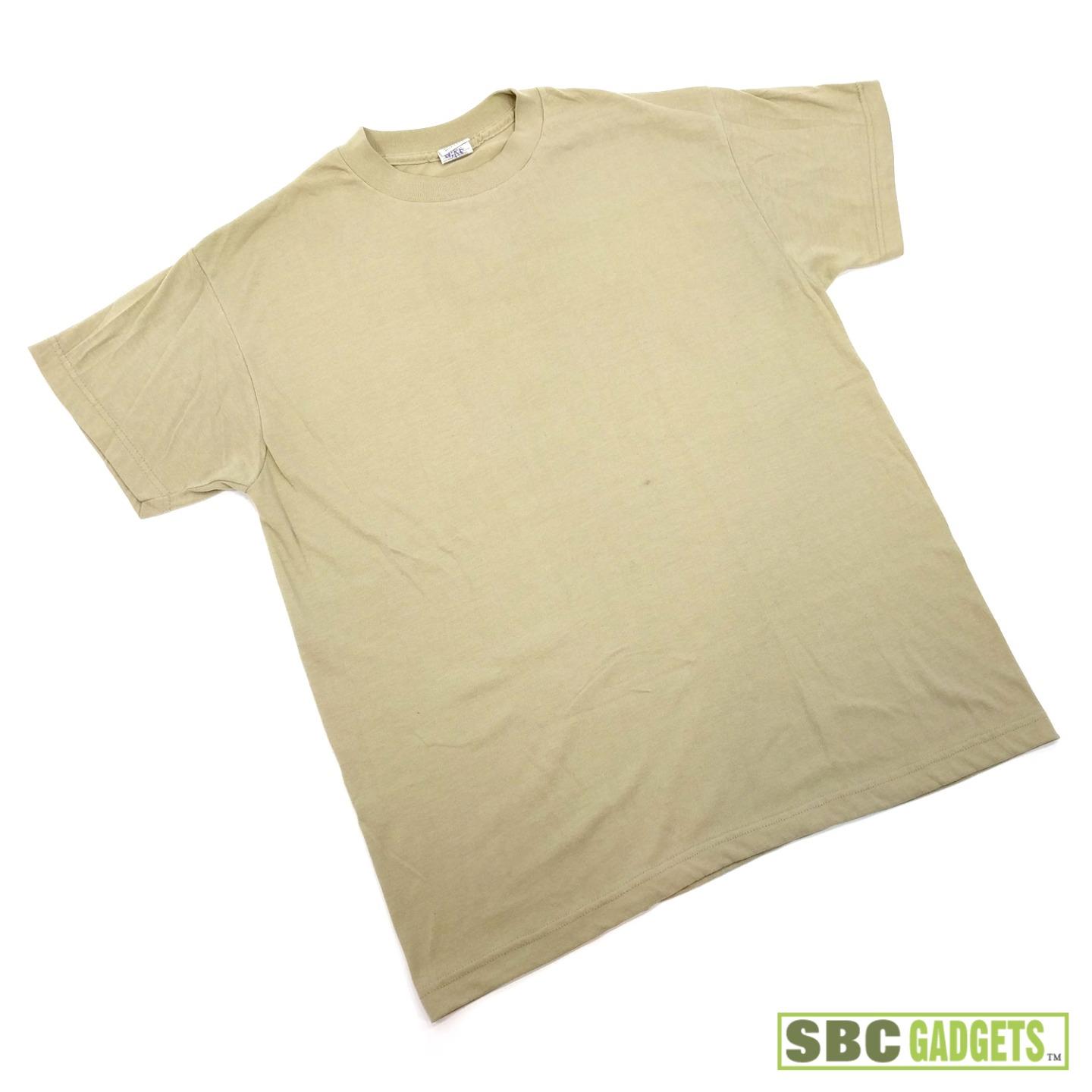 Army T-Shirt, Tan (Sand) - For ACU/ABU Uniform (NSN: 8415-01-519-8785 ...