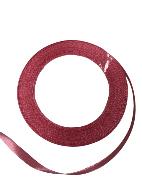 25 yard rolls 23 meters 6mm wide ribbon cream green rose pink orange blue black - Picture 8 of 9