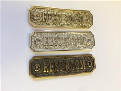 brass door plaques
