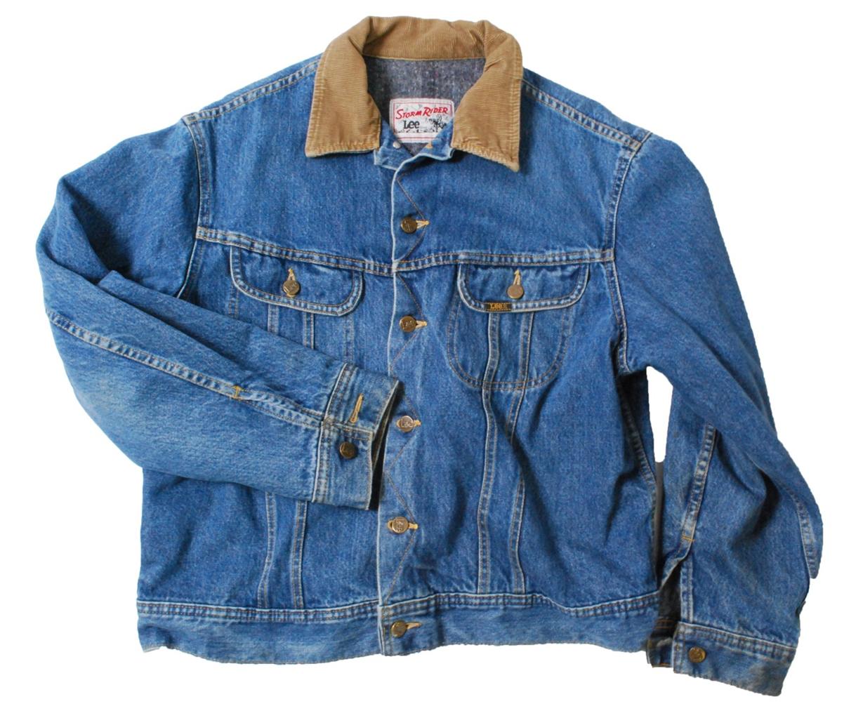 Vintage Lee Storm Rider blanket lined denim trucker jacket - Large L | eBay