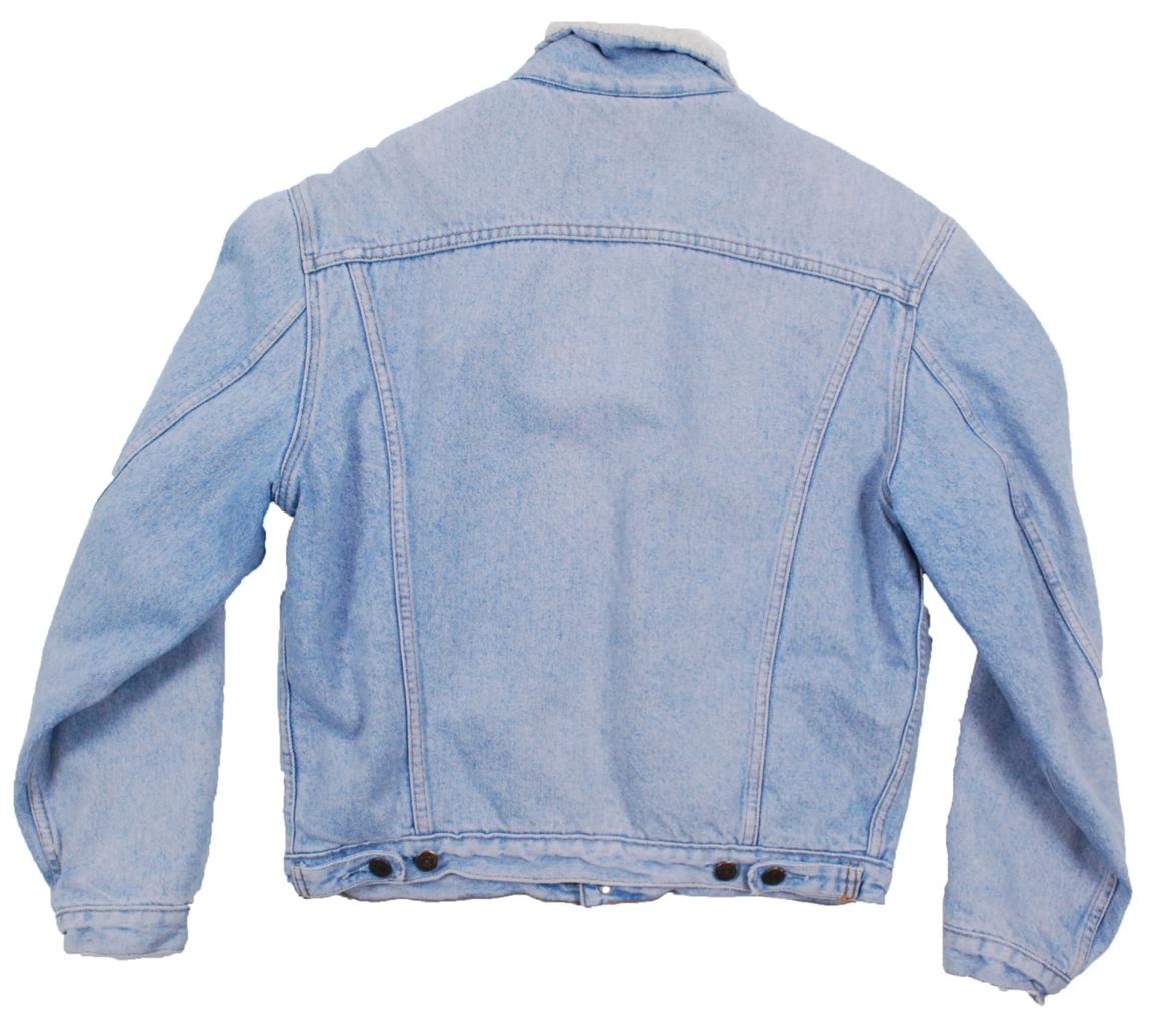Vintage fur lined Levis shearling 70603 sherpa denim jean jacket ...