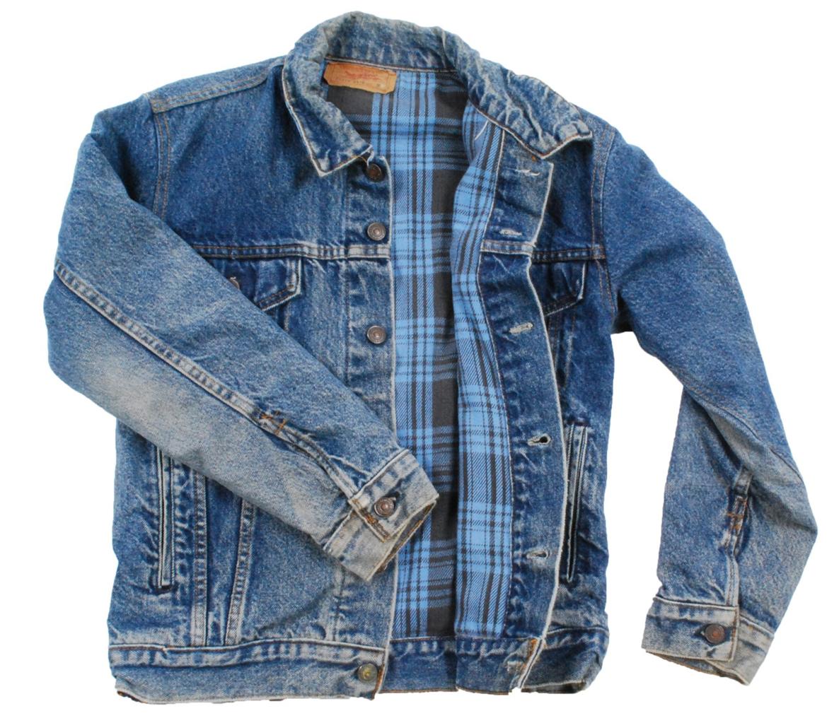 Vintage blanket lined Levis 70417 9318 denim jean jacket - XSmall XS | eBay