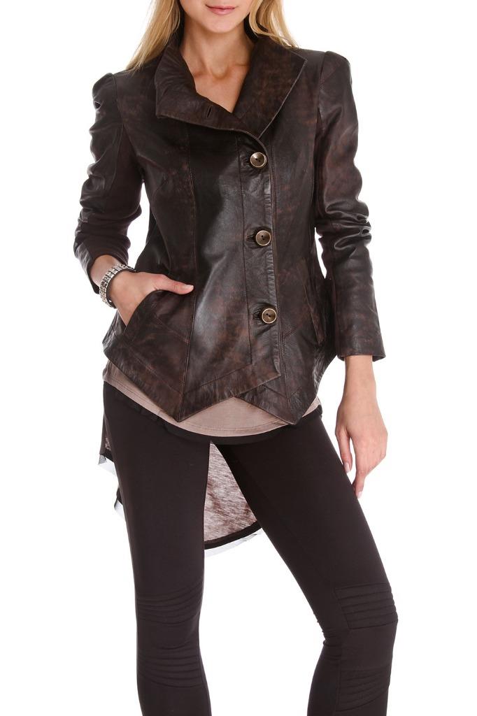 Kat Von D Prowler Womens Leather Jacket Coat Ebay