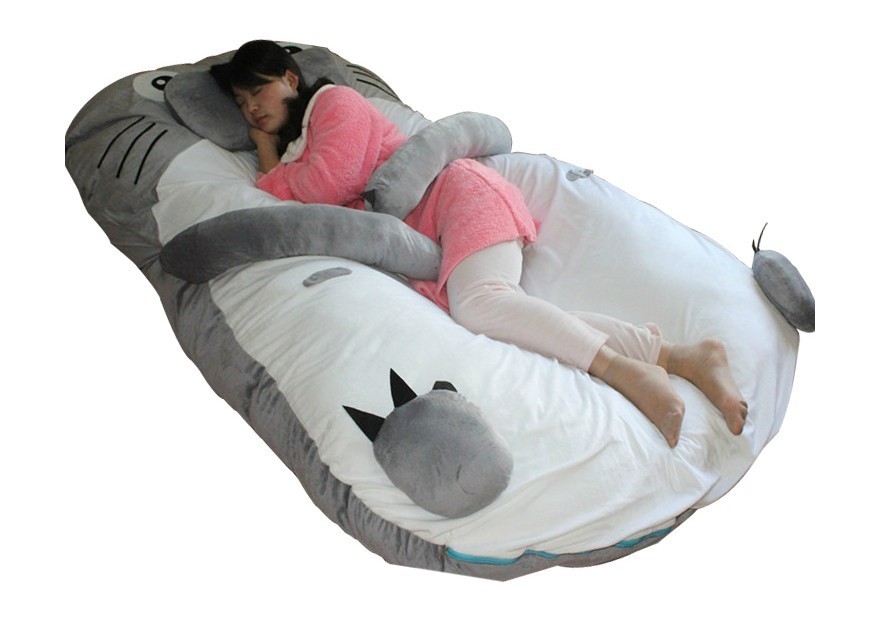 300*175cm Huge Cute Cartoon Totoro Double bed Sleeping Bag Pad Sofa eBay