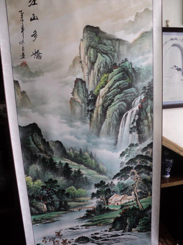 Chinese Scroll Painting Mountains Waters Painting 江山多娇 Ebay
