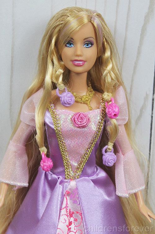 Barbie Cut & Style Rapunzel Princess Doll Long Hair Dress & Shoes