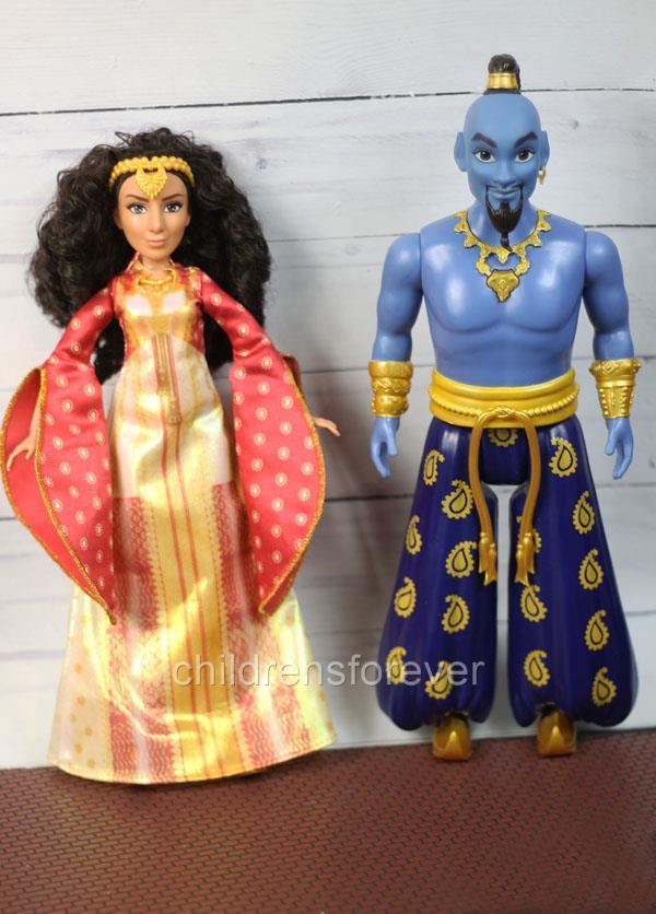 Disney Live Action Aladdin Doll Set Jafar Dalia Singing Jasmine