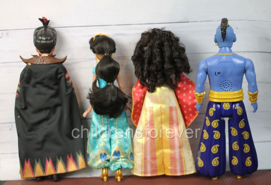 Disney Live Action Aladdin Doll Set Jafar Dalia Singing Jasmine