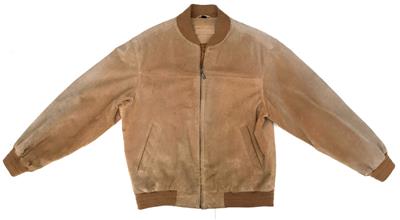 JOHN ASHFORD pigskin suede leather bomber jacket size M | eBay