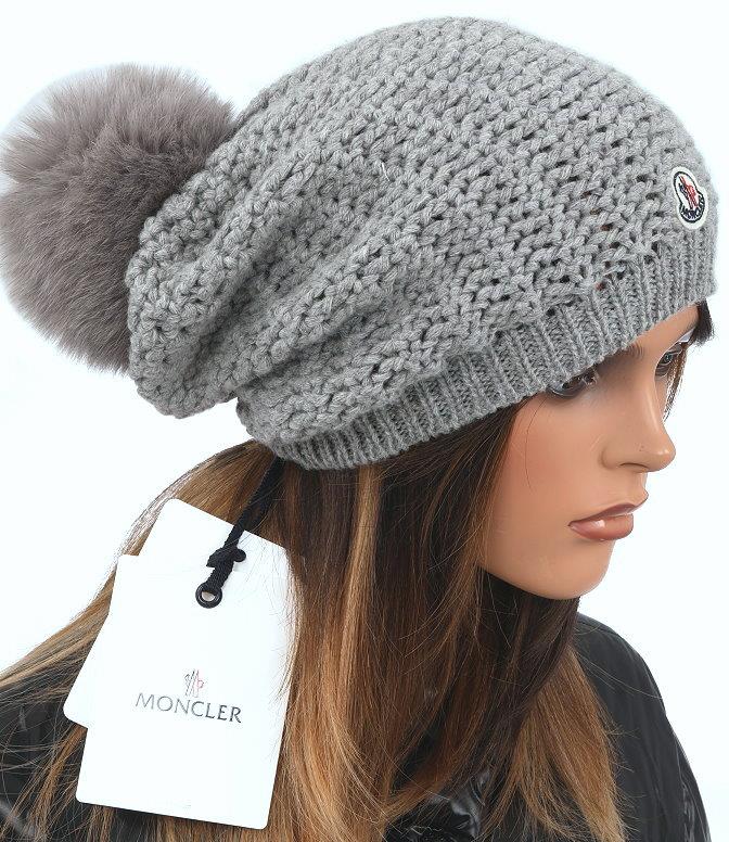 moncler fur pom pom hat