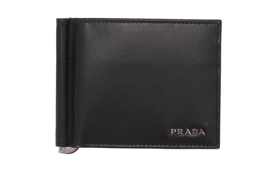 prada card holder money clip