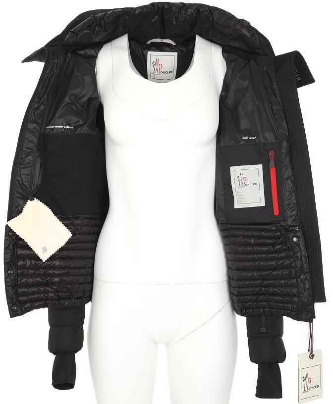 Size 2★アウトレット★秋冬MONCLER GRENOBLE★ショート丈VONNE MONCLER GRENOBLE VONNE LADIES BLACK GOOSE DOWN JACKET 4/L