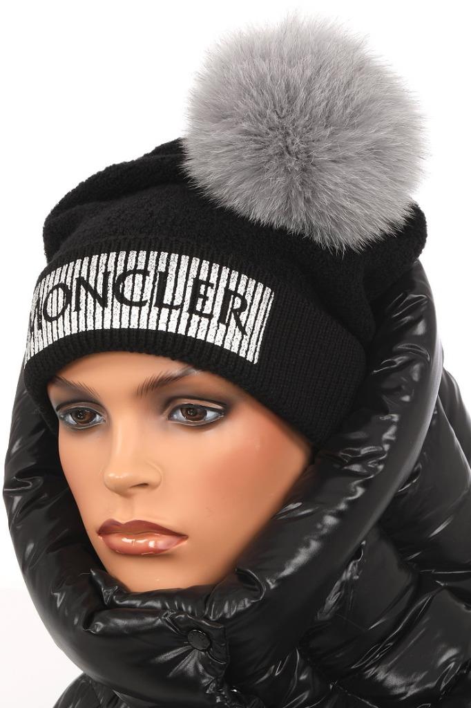 moncler fox fur hat