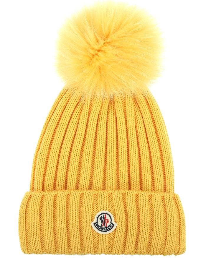 moncler yellow hat