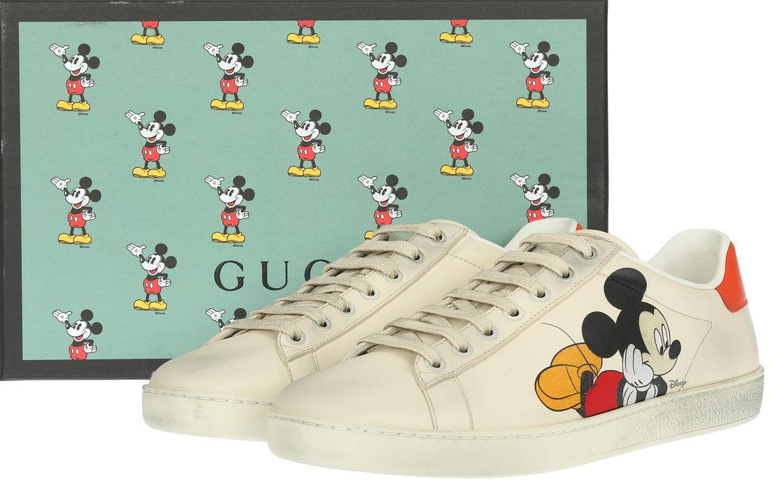 gucci ace sneakers mickey mouse