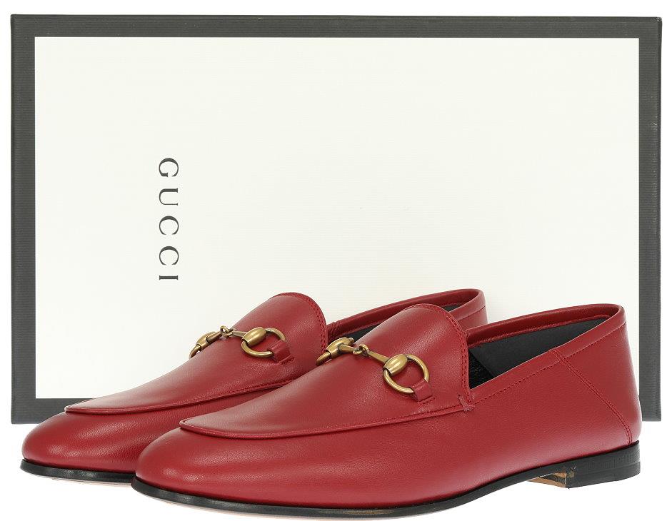 Nuevos Mocasines Zapatos Gucci Plegable Slim De 37 5 Us 7 5 Rfid Codigo Ebay