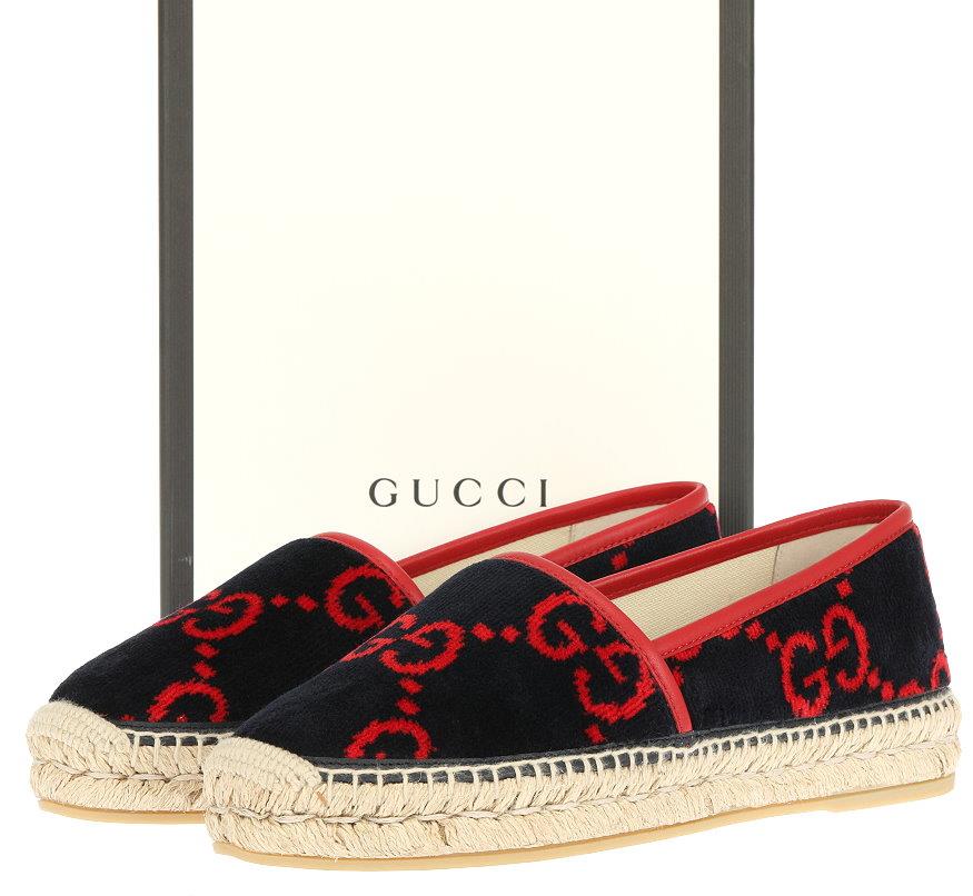 gucci red blue shoes