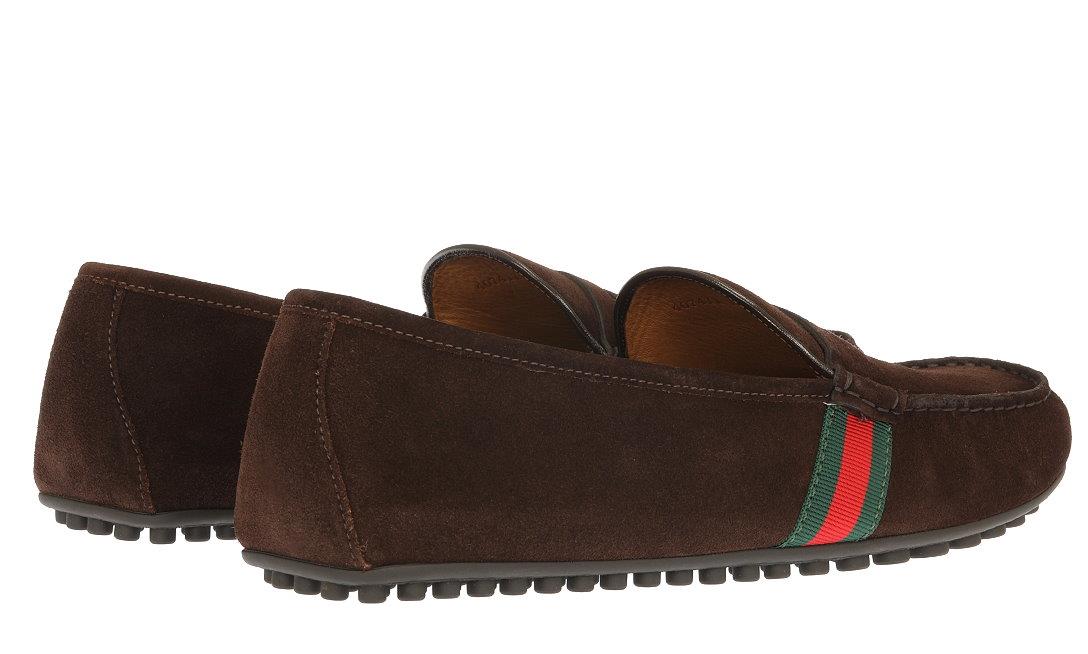 brown suede gucci shoes
