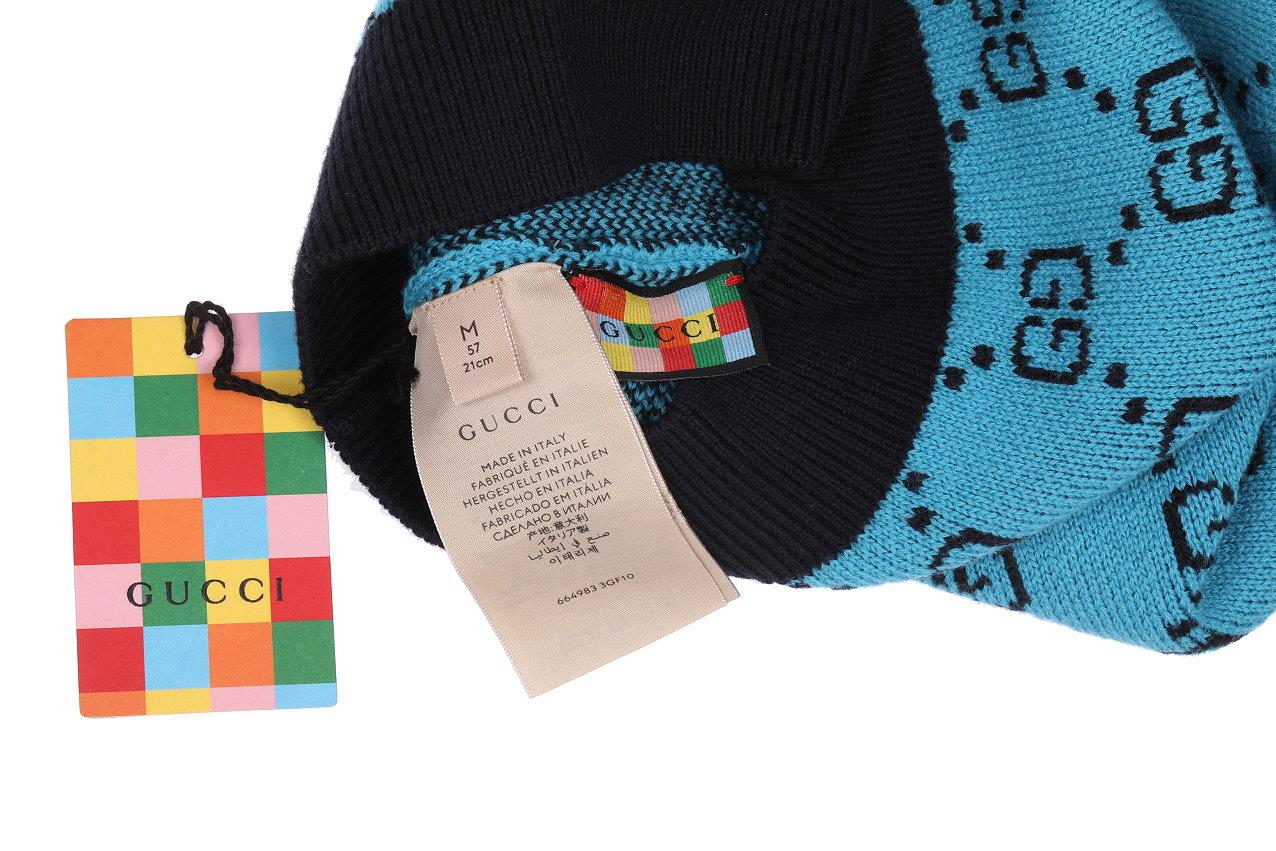 GUCCI COTTON KNIT HAT MULTICOLOR S Gucci x Adidas Knit Hood - Blue Hats, Accessories  main image 4