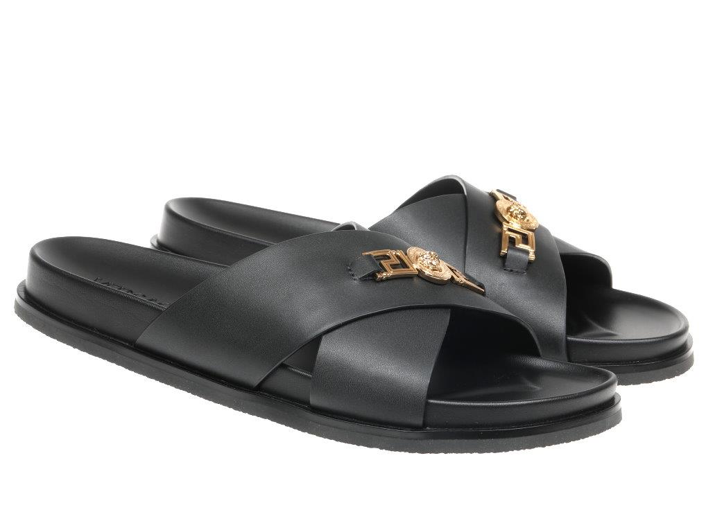 【送料&関税込】Versace Medusa Head Printed Slippers Versace Medusa Head Printed Slippers | italist