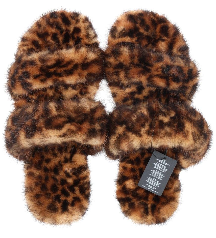 NEW YSL SAINT LAURENT MINK SLIPPER SLIDES SANDALS SHOES 41