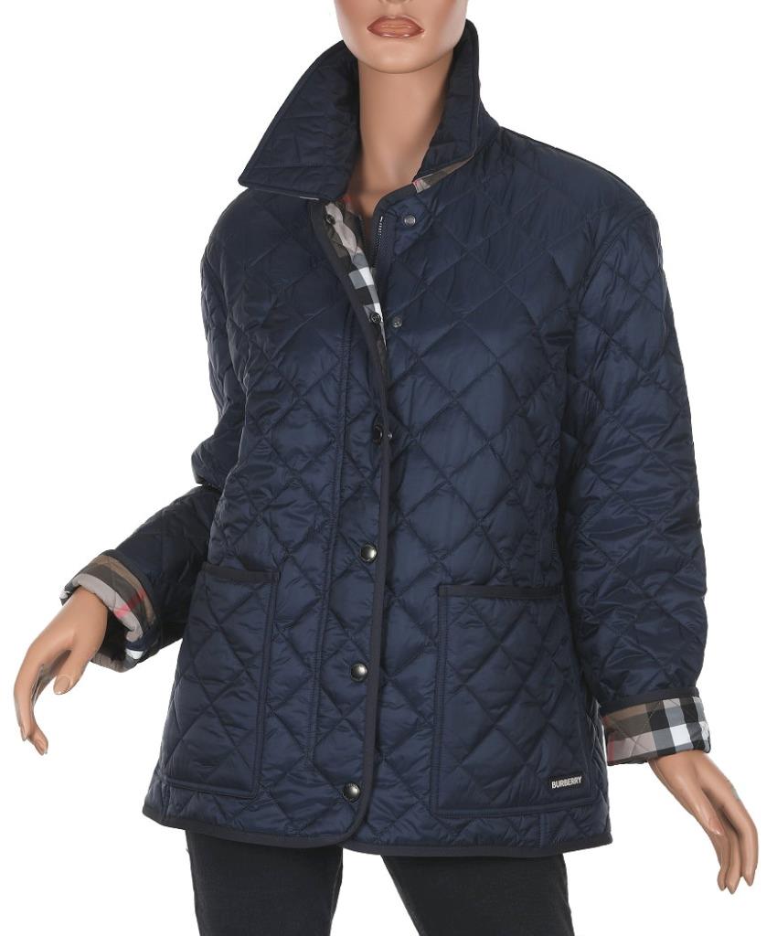 ★BURBERRY LONDON★ダウンジャケット　ネイビー／レディース36 中古・古着通販】BURBERRY LONDON (バーバリーロンドン) ダウンコート
