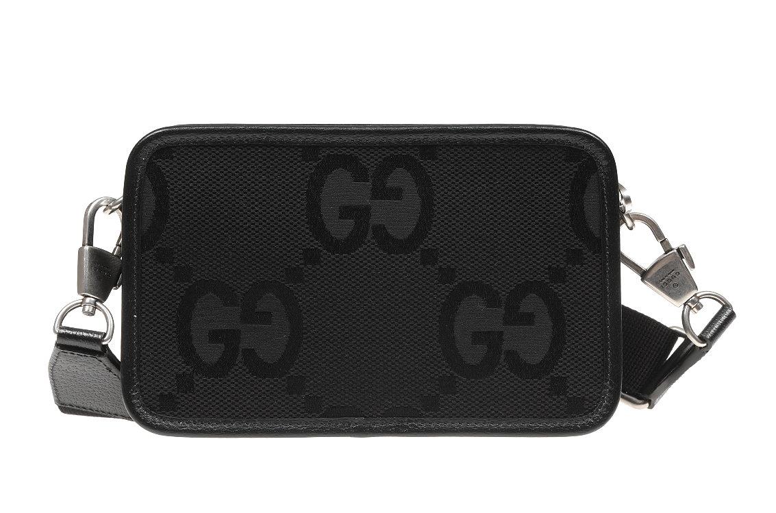 GUCCI ブラック ケープ NEW GUCCI LUXURY BLACK JUMBO G CAMERA CROSSBODY SHOULDER BAG | eBay