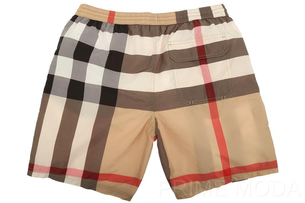 mens burberry swim trunks