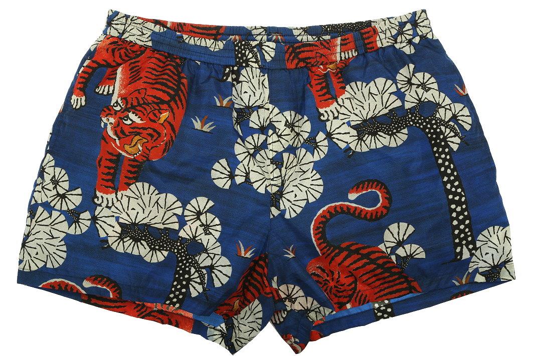 gucci swim shorts tiger