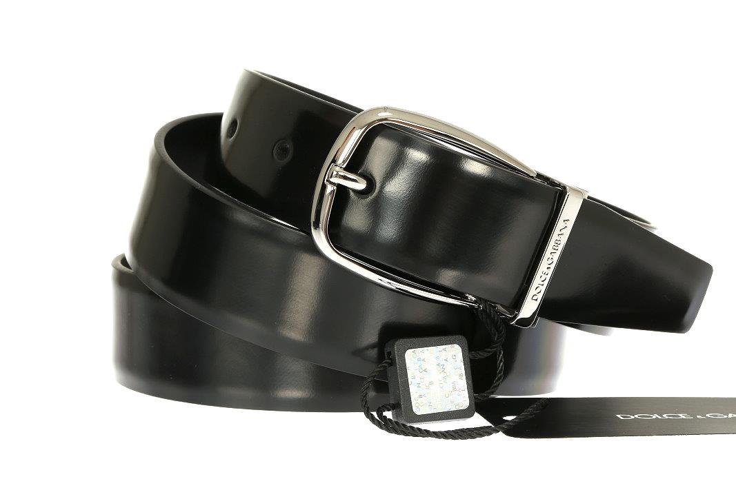 Dolce & Gabbana Black Leather Belt - 90/36 Dolce&Gabbana D&G Belt Black Leather 90cm 36inch | eBay main image 4