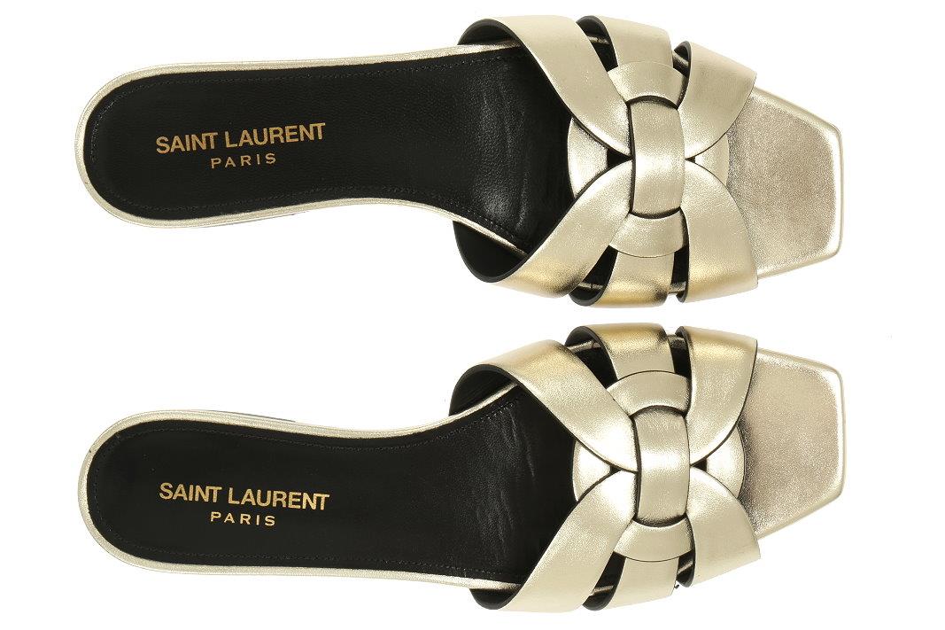 ysl flat sandals