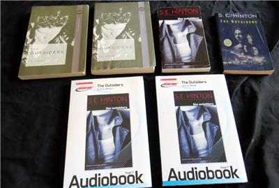 4 The Outsiders S E Hinton Guided Reading Book 2 Cd Audio Lot
