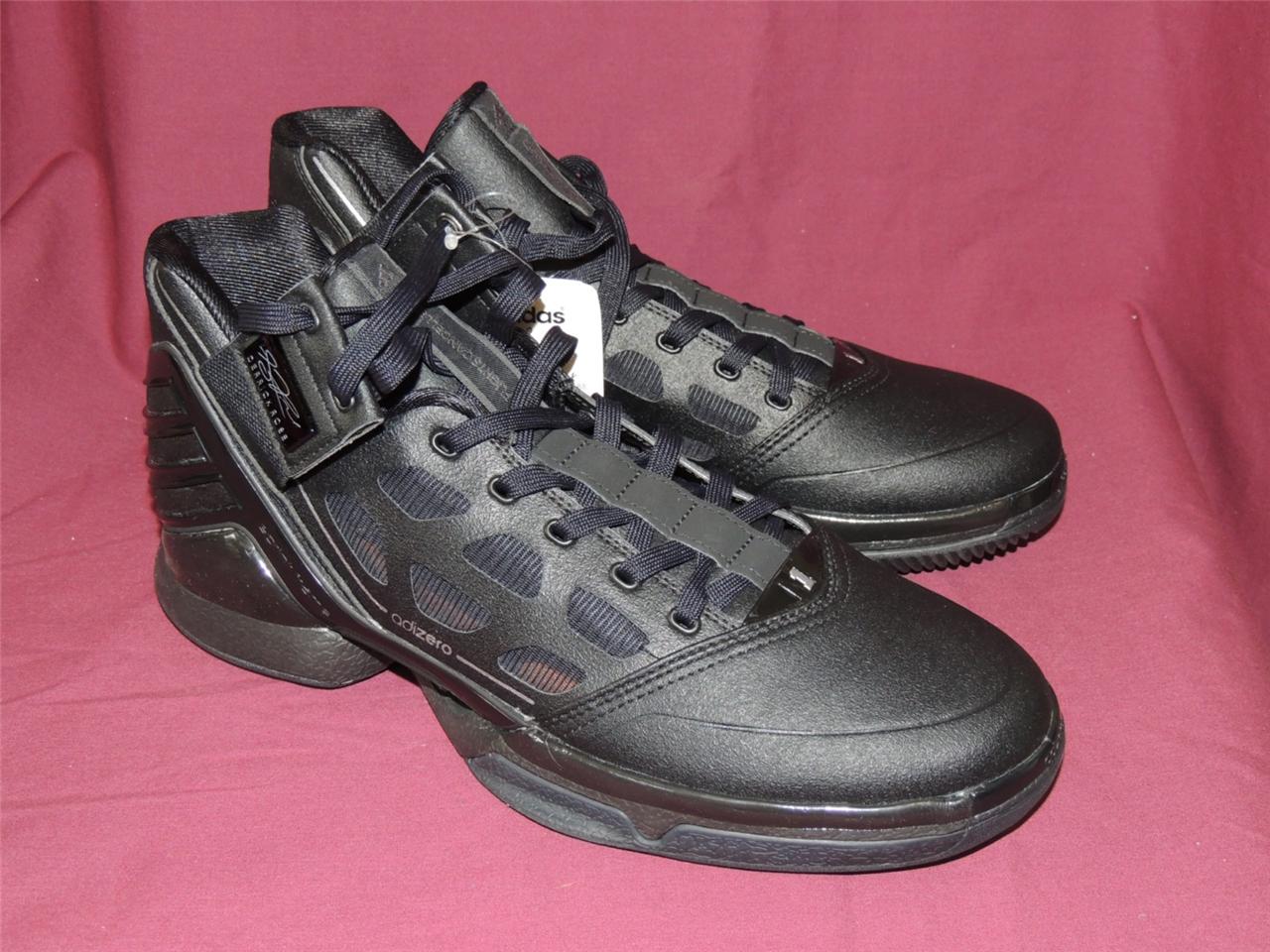 Adidas adiZero Rose 2 BLACKOUT G49388 mens basketball shoes! NEW! RARE ...
