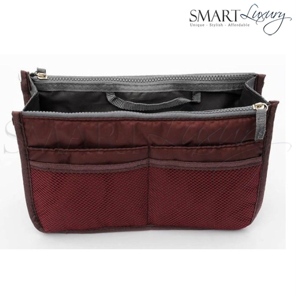 Luxury Internal Handbag Organiser -Medium- Changeable Compact Insert ...