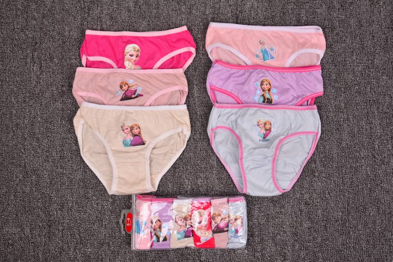 314 FROZEN ANNA&ELSA Girls Pack Underwear 6 Briefs Knickers Cotton