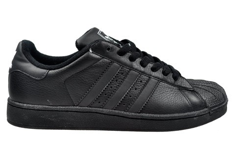 black leather superstars