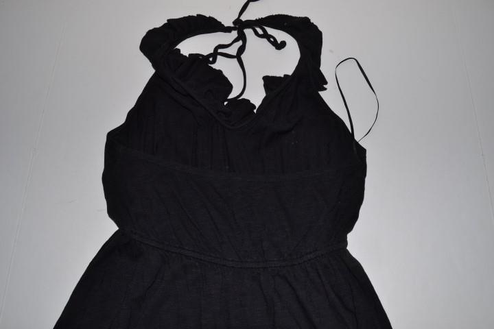 EXPRESS BLACK RUFFLE DRESS WOMENS SIZE MEDIUM M | eBay