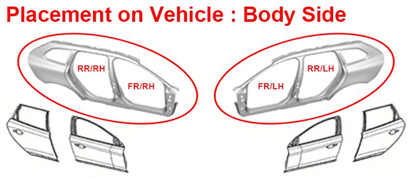 thumbnail image 2 of Genuine Kia Cerato Weather Strip Full Set – For Sedan ONLY (06/2017 – 03/2020) 2 of 6